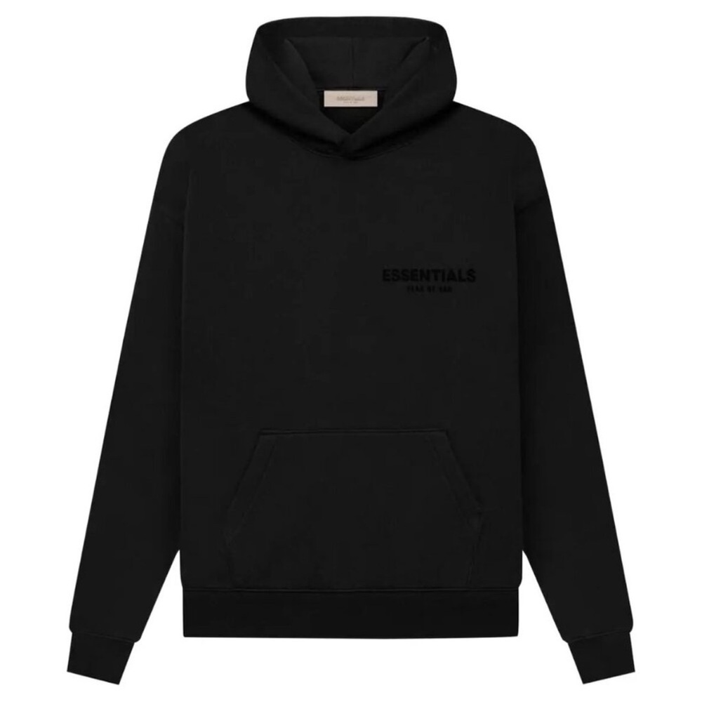 Fear of God Essentials Pullover Hoodie Stretch Limo  Black